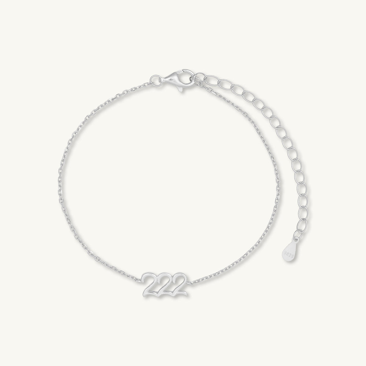 222 Angel Number Bracelet