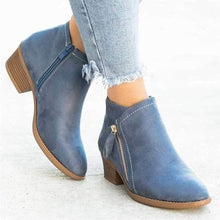 Maeve Women's Platform Boots in Suede – Elegant Leather, Optimal Comfort & Convenient Side Zip Closure