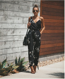 Combishort Woman Flower – Summer Outfit in Cotton with Floral Print, Adjustable Straps & Comfortable Fit