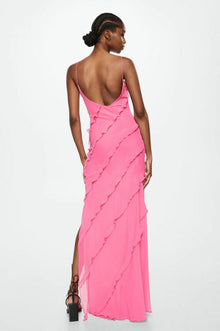 Long Dress Women Ashtine – Light Summer Dress with Ruffles and Tiered Skirt & Beach Look
