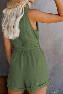 Nina Chic Women's Short Jumpsuit – Elegant Short Jumpsuit with Pockets and Comfortable Fit
