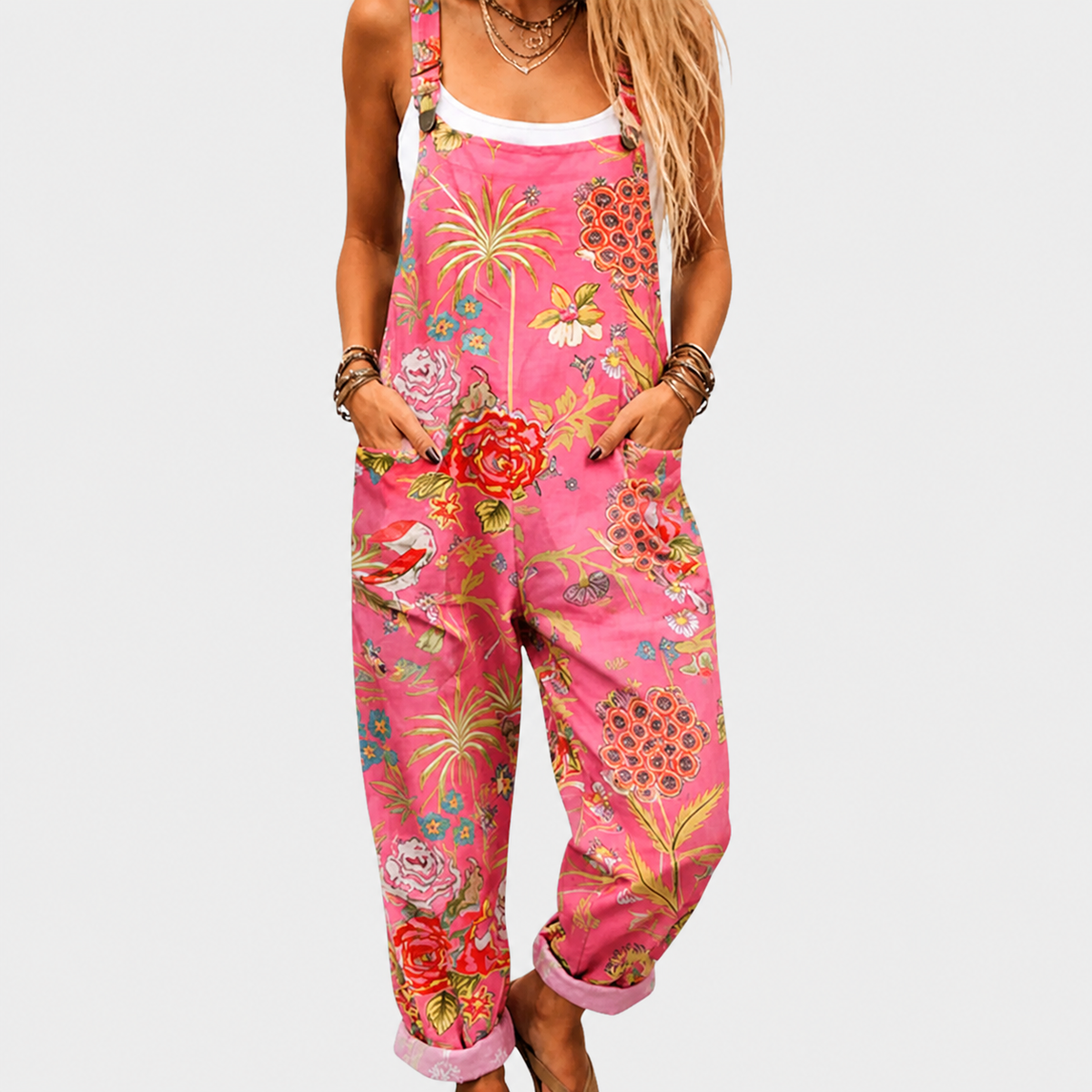 Airy Sleeveless Jumpsuit