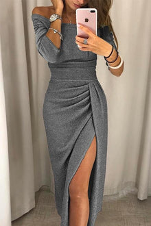 Feliza Midi Dress Woman – Elegant Dress with Sequin Details for Chic Evenings