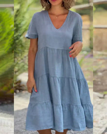 Cocktail Dress Woman Desarae – Midi Dress Off-Shoulder with Elegant Silhouette for Special Events