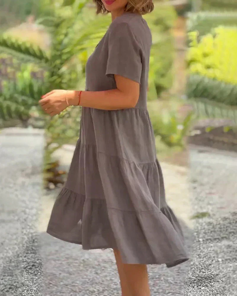 Cocktail Dress Woman Desarae – Midi Dress Off-Shoulder with Elegant Silhouette for Special Events