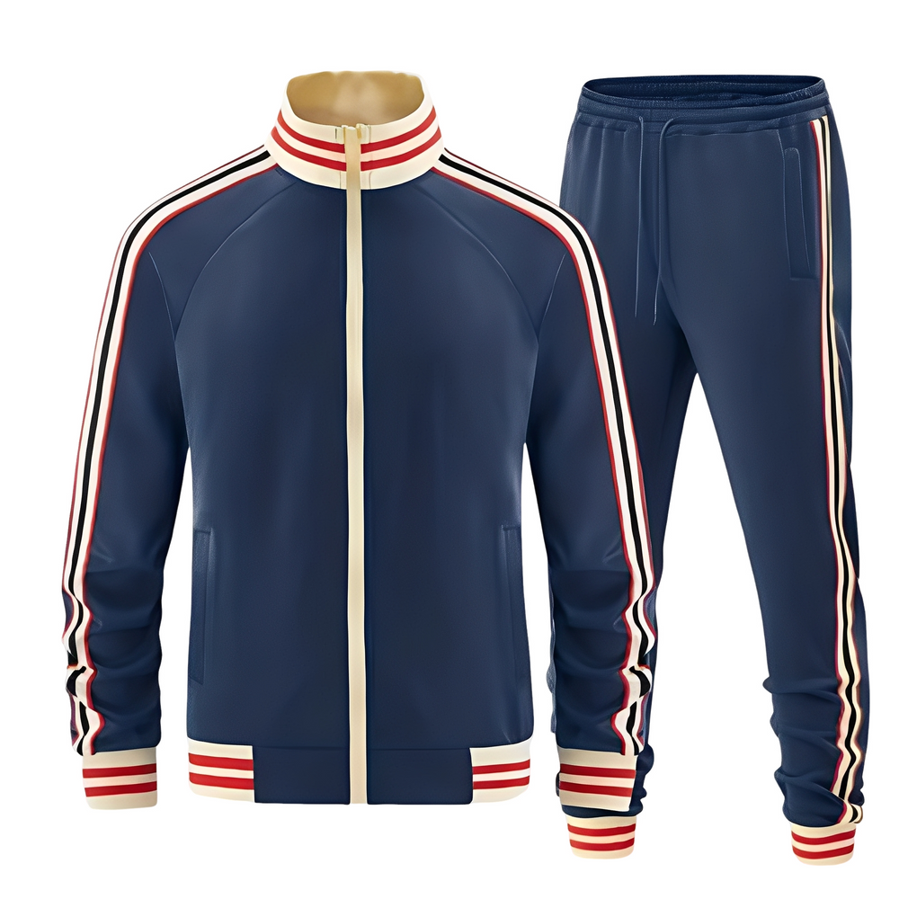 Peyton Women's Sports Set – Lightweight Striped Set with Breathable Jacket & Pants