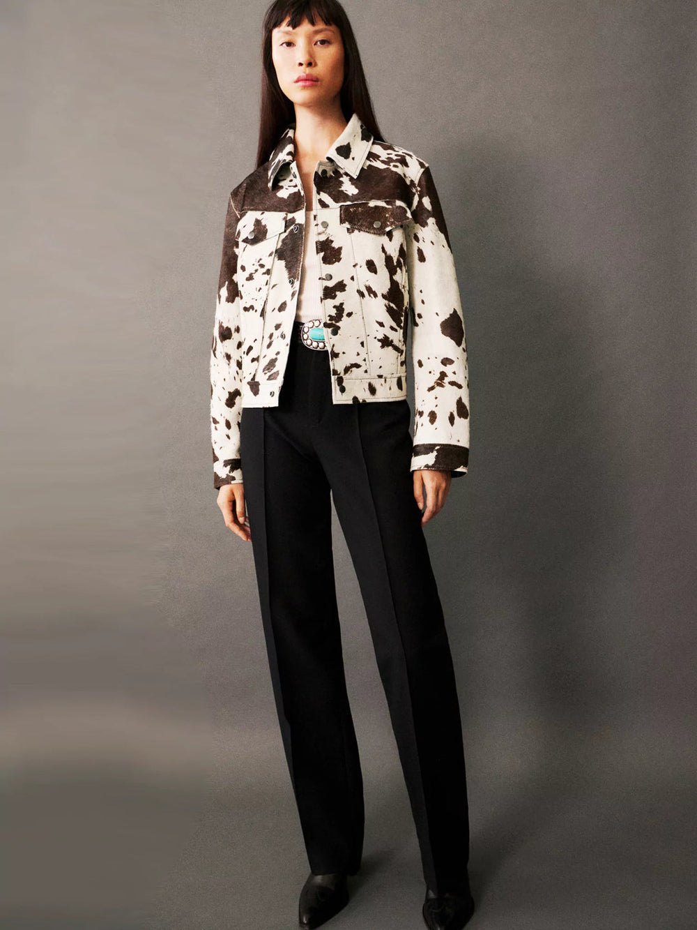 Claudia Cow Print Dress – Bold, Trendy and Original for a Unique Look