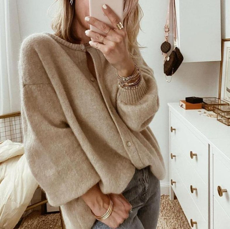 Lindy Cardigan Oversize Woman – Soft Cardigan with Buttons & Modern Casual Cut