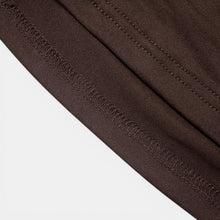 Women's Brown Open-Back Dress