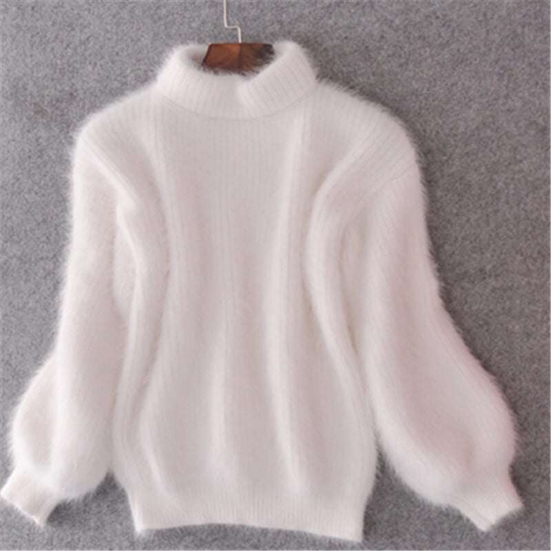 Emilie Women's Sweater – Loose Knitted Wool Sweater Comfortable & Elegant in Modern Style