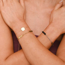 Medallion Disc Engraved Personalised Bracelet