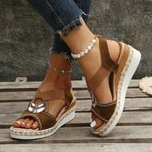 Willow Wedge Sandals Women – Glamorous Summer Sandals with Comfortable Heels and Riviera Look