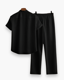 Josh Men's Summer Set – Short Sleeve Shirt & Lightweight Casual Pants