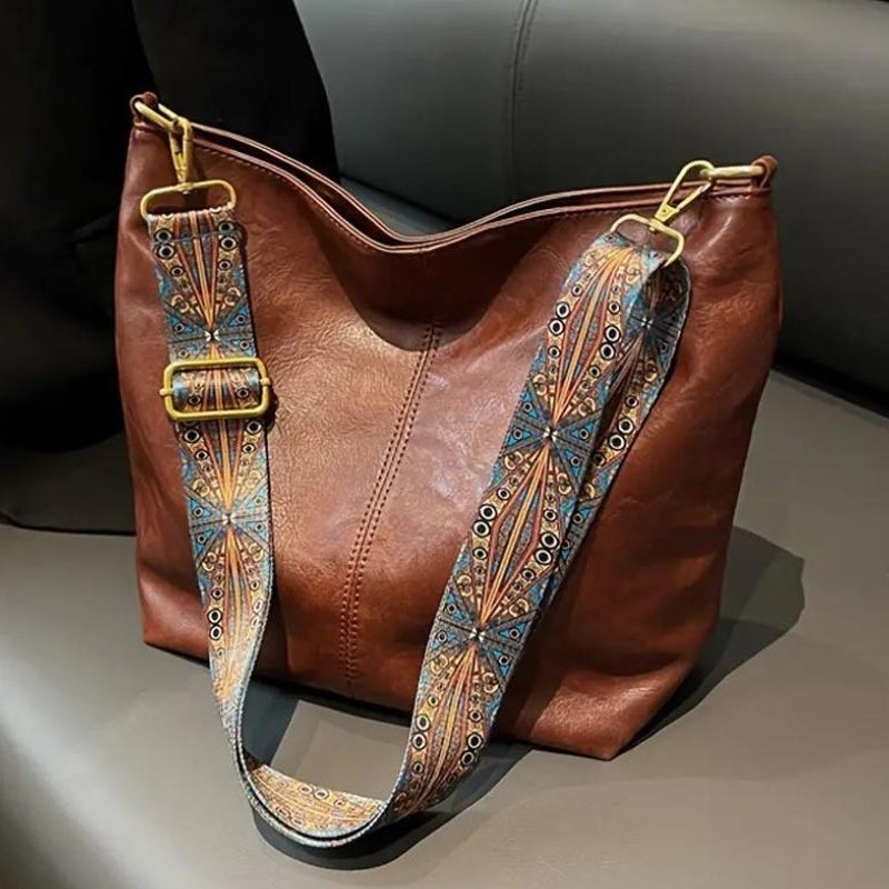 Sac Bandoulière Femme Wanda – Elegant Bag in PU with Zipper Closure & Compact Daily Format
