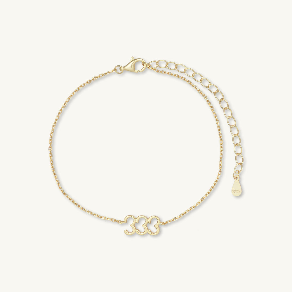 333 Angel Number Bracelet