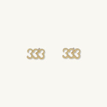 333 Angel Number Earrings