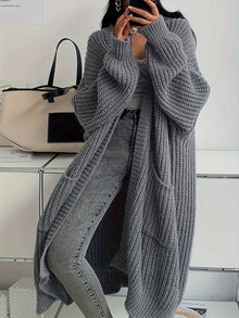 Marina Gilet Woman – Long Soft & Elegant Knitted Vest for Autumn with Comfortable Fit