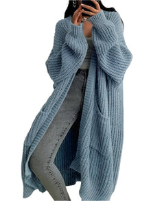 Marina Gilet Woman – Long Soft & Elegant Knitted Vest for Autumn with Comfortable Fit