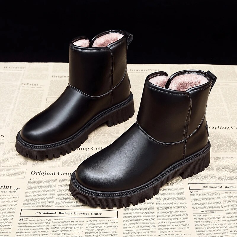 Tisha Women's Ankle Boots – Comfortable Winter Ankle Boots with Soft Lining & Non-Slip Sole