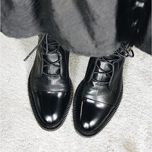 Zuriel Women's Boots – Elegant High Boots with Heel & Laces in Premium Leather