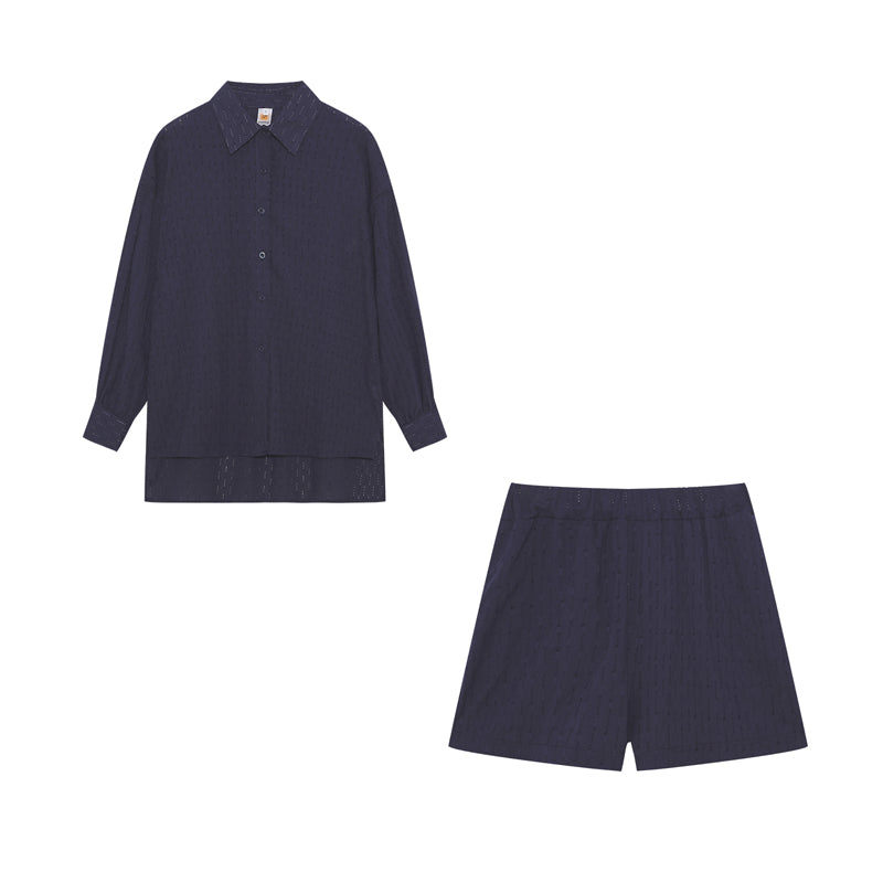 Aaliyah Women's Summer Set – Lightweight Cotton Set with Top and Shorts in Casual Style