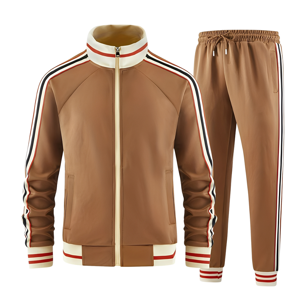 Peyton Women's Sports Set – Lightweight Striped Set with Breathable Jacket & Pants