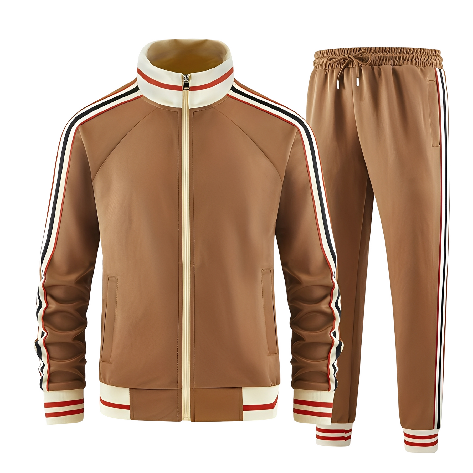 Peyton Women's Sports Set – Lightweight Striped Set with Breathable Jacket & Pants