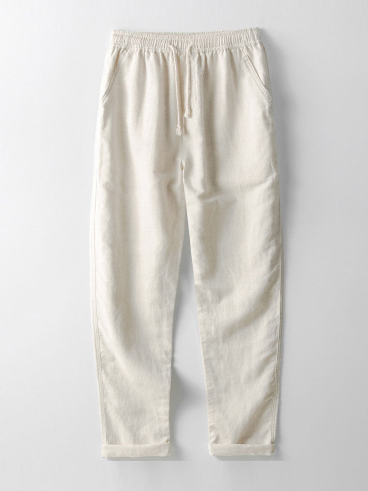 Richard Summer Men's Set – Breathable Linen Look with Short Sleeves & Comfortable Pants