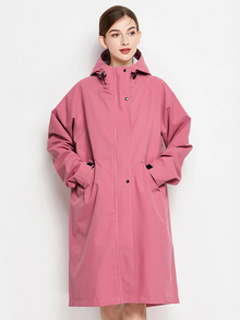 Malia Women's Waterproof Jacket – Lightweight Windbreaker with Adjustable Hood & Practical Pockets