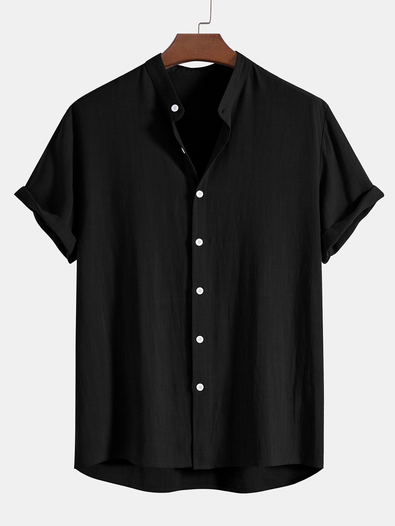 Richard Summer Men's Set – Breathable Linen Look with Short Sleeves & Comfortable Pants