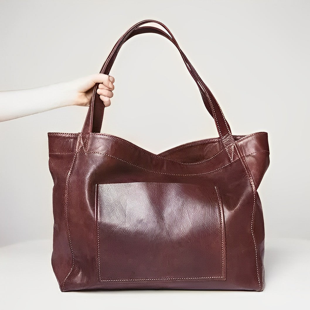 Aurora Sac Femme – Elegant Vintage Authentic Leather Shoulder Bag