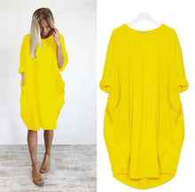 Delaney Summer Dress Woman – Lightweight Fabric, Loose Fit & Chic Round Neck