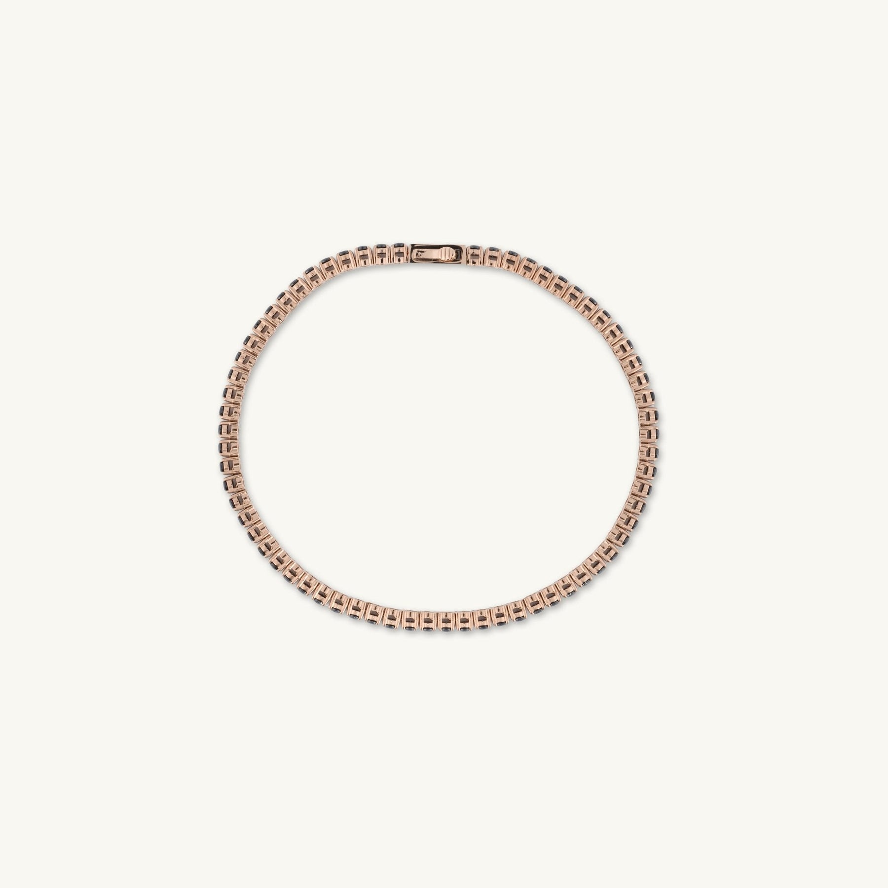 3mm Black Tennis Chain Unisex Bracelet