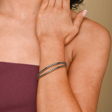 3mm Black Tennis Chain Unisex Bracelet