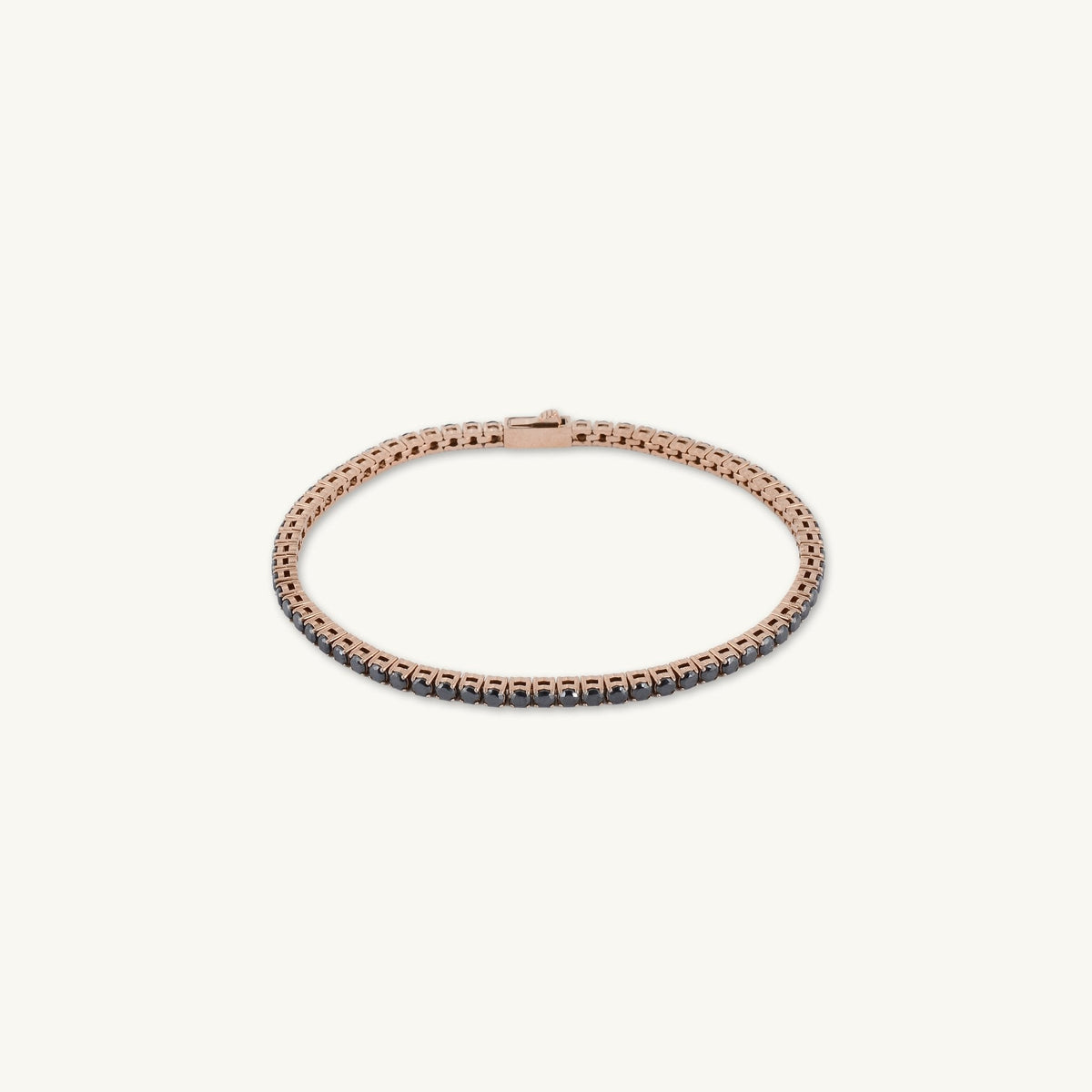 3mm Black Tennis Chain Unisex Bracelet