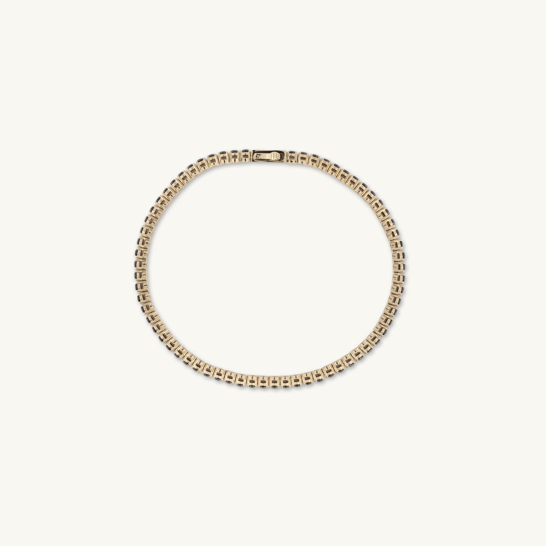 3mm Black Tennis Chain Unisex Bracelet