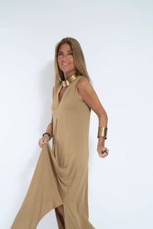Ensemble Femme Ayania – Elegant Cotton Dress and Cardigan with Flattering Cut & Sheath Effect