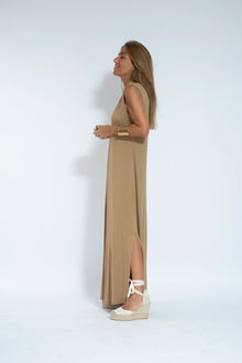 Ensemble Femme Ayania – Elegant Cotton Dress and Cardigan with Flattering Cut & Sheath Effect