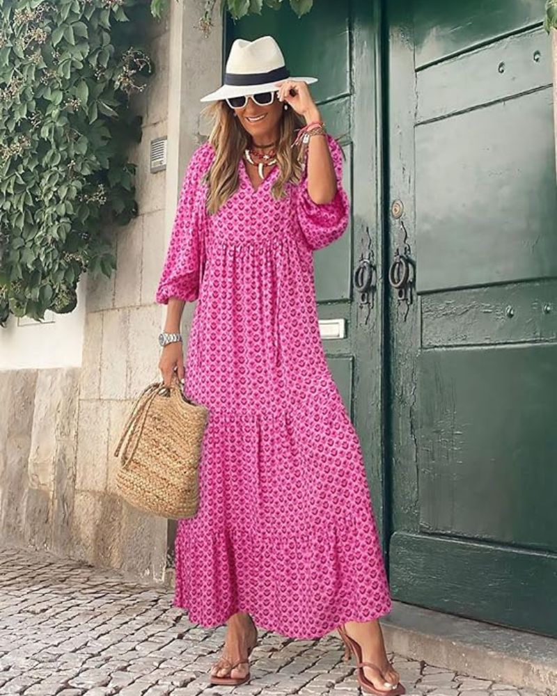 Sandy Long Robe Woman – Versatile Style with Lightweight Fabric & Timeless Elegance
