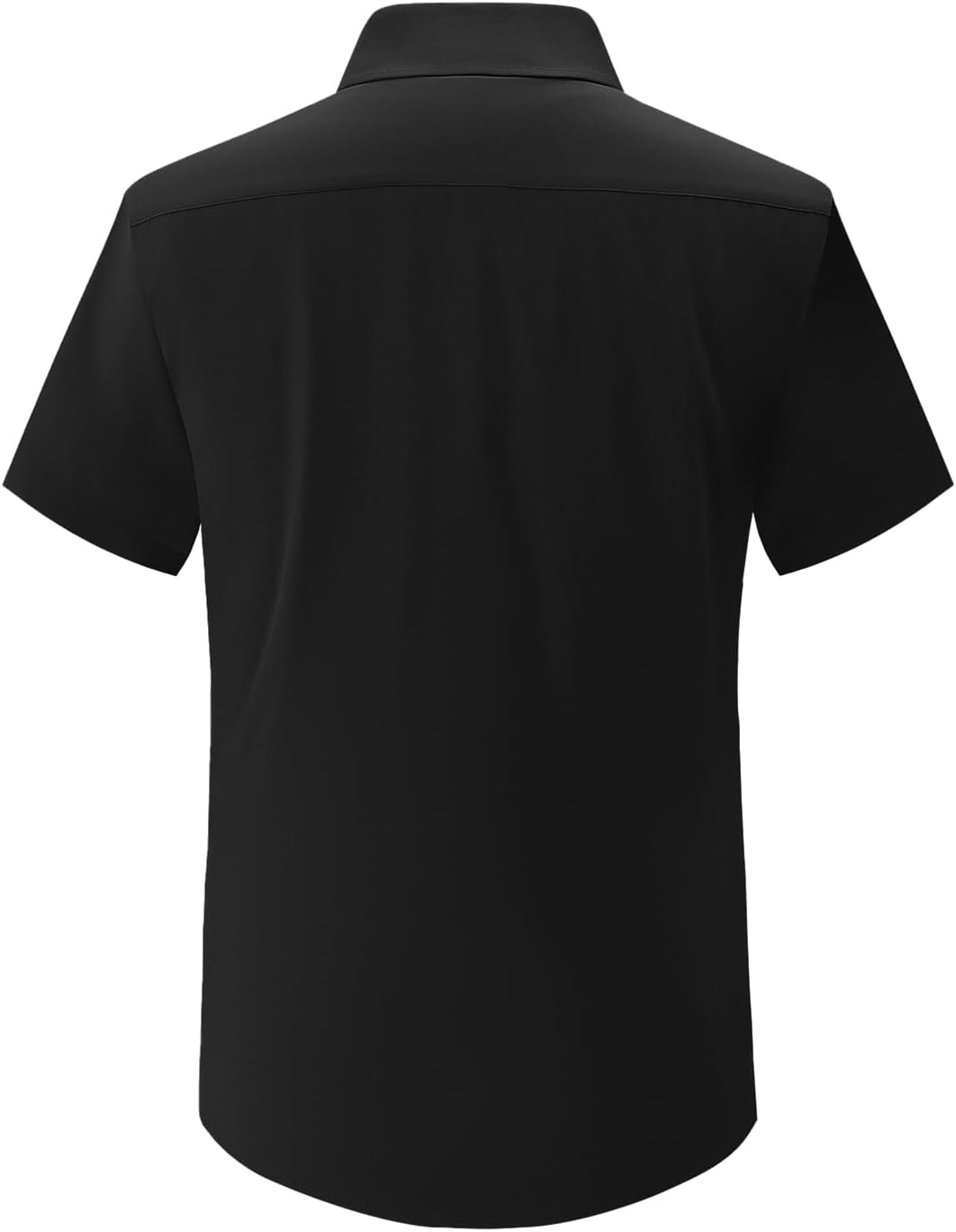 Marc Men's Shirt Plus Size – Stretch Short Sleeve Business Casual Shirt