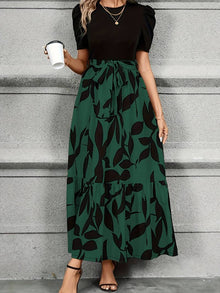 Lulu Floral Dress Woman – Round Neck & Floral Print Ideal Spring-Summer