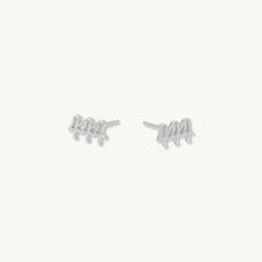 444 Angel Number Earrings