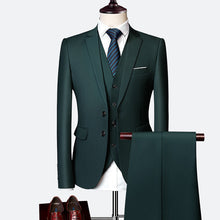 David Men's Costume – Elegant 3-Piece Suit, Breathable & Comfortable for Weddings & Business