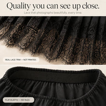 Vivelyn – Pleated Lace Trim Mini Skirt