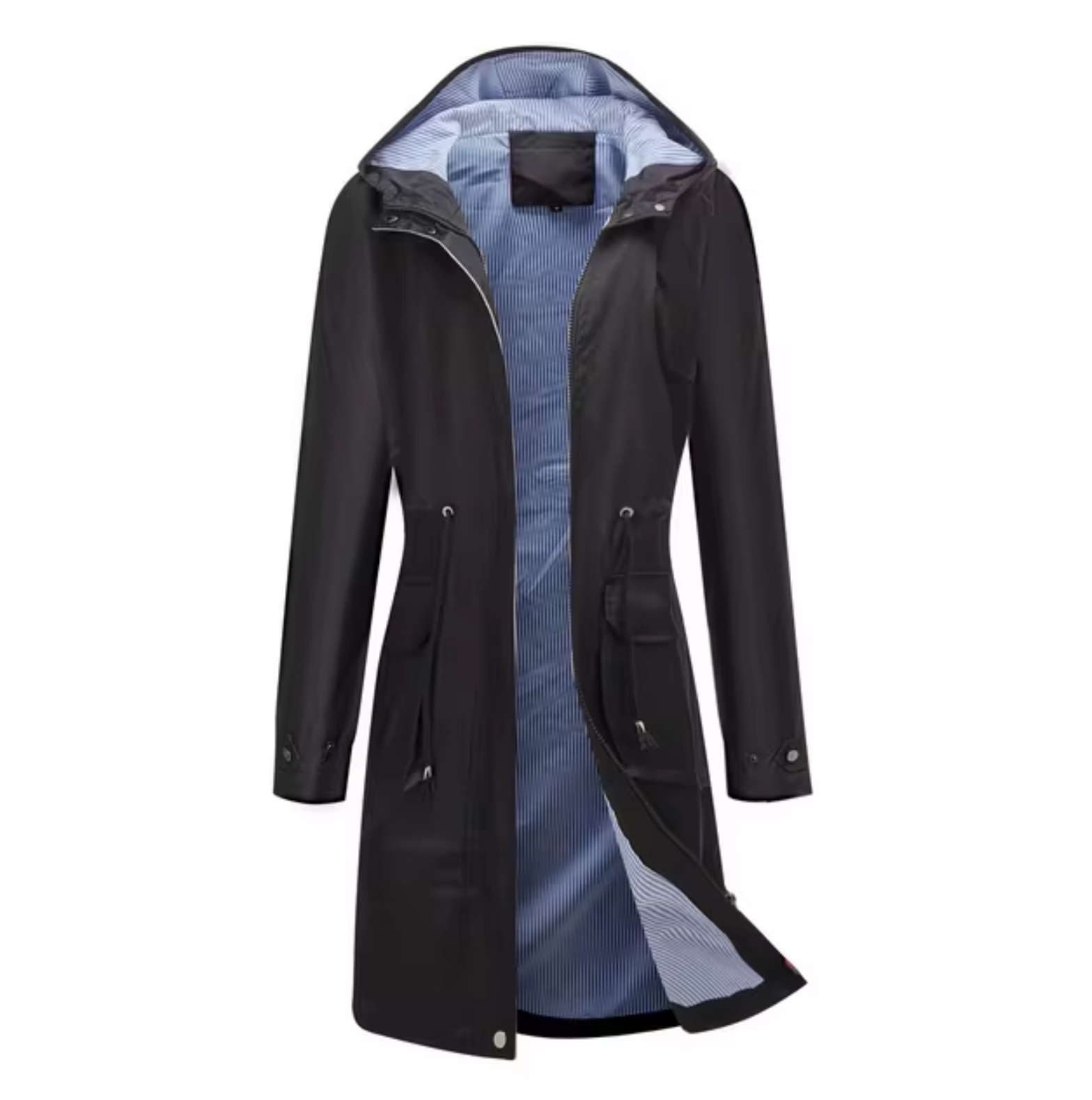 Adelaide Women's Coat – Long Waterproof Jacket with Hood & Breathable Feminine Cut