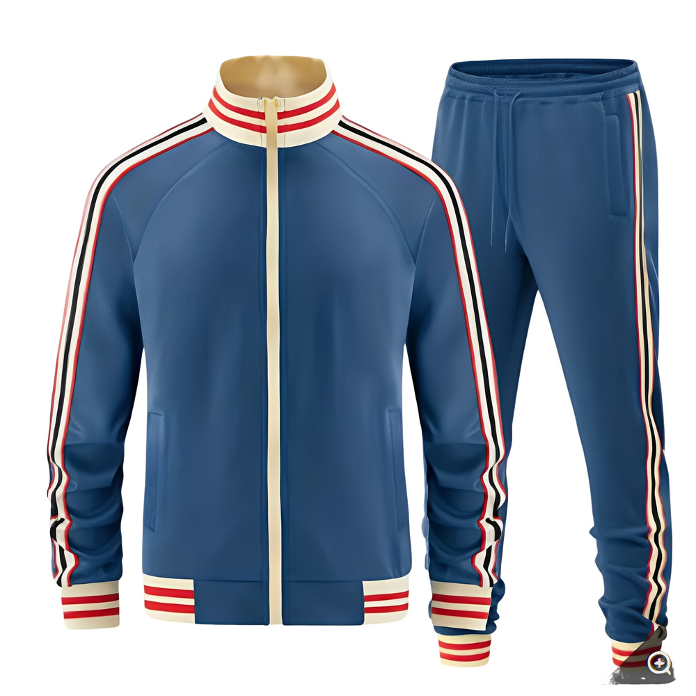 Peyton Women's Sports Set – Lightweight Striped Set with Breathable Jacket & Pants