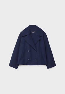 Eloise Cropped Jacket Woman – Elegant Tailored Cut with Pointed Lapels & Double-Breasted Closure