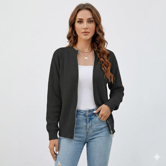 Isabella Moreau | Minimalist Open Front Cardigan For Women