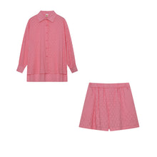 Aaliyah Women's Summer Set – Lightweight Cotton Set with Top and Shorts in Casual Style