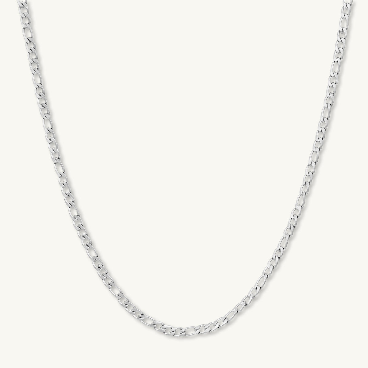 4mm Figaro Chain Necklace